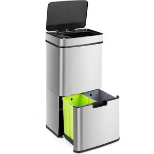 Casart Large Kitchen 72L Stainless Steel Trash Can Motion Sensor Garbage Bin Casart Large Kitchen 72L Stainless Steel Trash Can Motion Sensor Garbage Bin