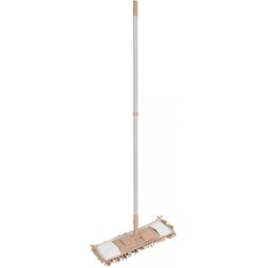 Urban Living (Beige) 360° Extendable Microfibre Mop Flat Floor Cleaner Sweeper Wooden Laminat Urban Living (Beige) 360° Extendable Microfibre Mop Flat Floor Cleaner Sweeper Wooden Laminat