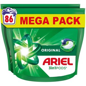 ARIEL All-in-1 PODS, Washing Liquid Laundry Detergent Capsules 86 Washes, Original, Ou ARIEL All-in-1 PODS, Washing Liquid Laundry Detergent Capsules 86 Washes, Original, Ou