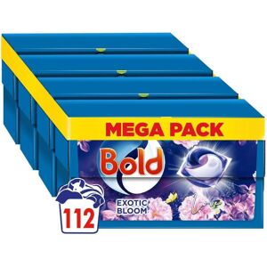 Bold All-in-1 PODS Laundry Detergent Washing Liquid Tablets/Capsules, 112 Washes (4x Bold All-in-1 PODS Laundry Detergent Washing Liquid Tablets/Capsules, 112 Washes (4x