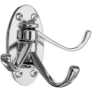 Unbranded Silver Triple Swivel Arc Hooks Folding Swing Arm Wall Mount Zinc Alloy Clothes T Unbranded Silver Triple Swivel Arc Hooks Folding Swing Arm Wall Mount Zinc Alloy Clothes T