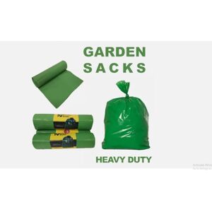 (Pack of 1) MantraRaj Roll Of 10 Heavy Duty Green Bin Liners Rubbish Bags Strong (Pack of 1) MantraRaj Roll Of 10 Heavy Duty Green Bin Liners Rubbish Bags Strong