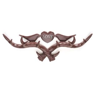 GreenZech (Brown) Love Vintage Deer Antler Wall Hanger Decoration Coat Hook And Hat Rack 4 GreenZech (Brown) Love Vintage Deer Antler Wall Hanger Decoration Coat Hook And Hat Rack 4