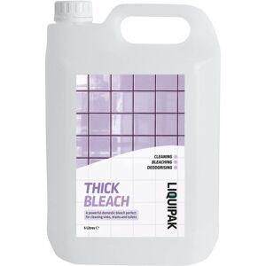 Liquipak (5L) Thick Bleach - Household Bleach, Extra Strong Liquipak (5L) Thick Bleach - Household Bleach, Extra Strong