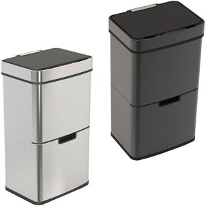 Charles Bentley Triple Compartment 62L Sensor Bin Charles Bentley Triple Compartment 62L Sensor Bin