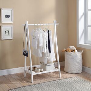 Charles Bentley Large Solid Wood Hanging Clothes Rail/Clothing Stand/Shoe Rack 1 Charles Bentley Large Solid Wood Hanging Clothes Rail/Clothing Stand/Shoe Rack 1