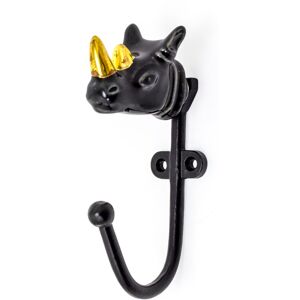 Carousel Home Black & Gold Rhinoceros Wall Hook Safari Rhino Wall Mounted Coat Hook Jungle Carousel Home Black & Gold Rhinoceros Wall Hook Safari Rhino Wall Mounted Coat Hook Jungle