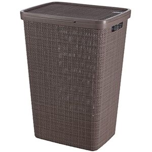 Curver Jute Woven Effect 70% Recycled Rectangular Laundry Hamper 58 Litres ? Pep Curver Jute Woven Effect 70% Recycled Rectangular Laundry Hamper 58 Litres ? Pep