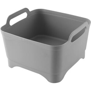 Unbranded (Gray) Dishwashing Bowl With Bottom Drain Plug Dishpan Wash Unbranded (Gray) Dishwashing Bowl With Bottom Drain Plug Dishpan Wash
