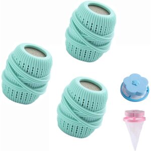 Unbranded (Blue) Fabric Softener Ball Dispenser With Filter Bag Household Washer Clothes W Unbranded (Blue) Fabric Softener Ball Dispenser With Filter Bag Household Washer Clothes W