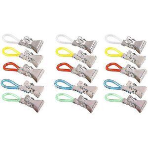 Unbranded 15pcs Pegs Household Metal Colourful Tea Towel Hanging Clips On Hooks Loops Hand Unbranded 15pcs Pegs Household Metal Colourful Tea Towel Hanging Clips On Hooks Loops Hand