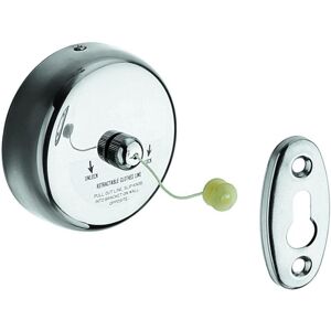 Croydex 536183 Britannia Wall Mounted Adjustable Stainless Steel Rope String Ret Croydex 536183 Britannia Wall Mounted Adjustable Stainless Steel Rope String Ret