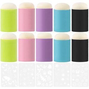 Kricely (As show, One size) 1 Set Finger Sleeve Smearing Tool Finger Ink Blending Brushe Kricely (As show, One size) 1 Set Finger Sleeve Smearing Tool Finger Ink Blending Brushe