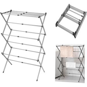 Vivo 3 Tier 7.5m Drying Rack Extendable Compact Clothes Airer Laundry Indoor Outdoor Vivo 3 Tier 7.5m Drying Rack Extendable Compact Clothes Airer Laundry Indoor Outdoor