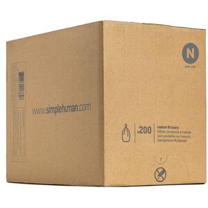 simplehuman code N custom Fit Drawstring Trash Bags 200 count 30 Liter 8 gall simplehuman code N custom Fit Drawstring Trash Bags 200 count 30 Liter 8 gall
