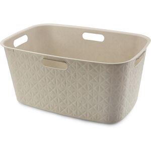 CURVER SOFTEX LAUNDRY BASKET 45L CHALK WHITE CURVER SOFTEX LAUNDRY BASKET 45L CHALK WHITE