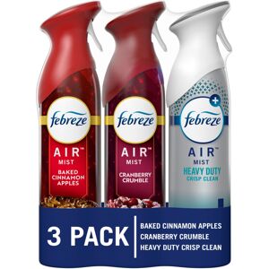 Febreze Air Apple Cider Cranberry Tart Fresh Baked Vanilla 8.8 oz Pack of 3 Febreze Air Apple Cider Cranberry Tart Fresh Baked Vanilla 8.8 oz Pack of 3