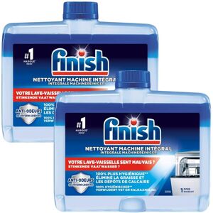 Finish Dishwasher Machine Cleaner Original 2 Washes (250ml x 2) Deep Cleans Finish Dishwasher Machine Cleaner Original 2 Washes (250ml x 2) Deep Cleans