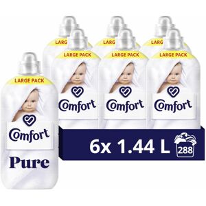 Comfort Pure Sensitive Fabric Conditioner dermatologically tested gentle next to Comfort Pure Sensitive Fabric Conditioner dermatologically tested gentle next to
