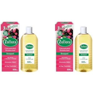Zoflora Bouquet 500ml, Concentrated Antibacterial Disinfectant, All Purpose Clea Zoflora Bouquet 500ml, Concentrated Antibacterial Disinfectant, All Purpose Clea