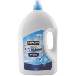 Kirkland Signature Ultra Clean Non Bio Laundry Liquid, 5L (178 Washes) Kirkland Signature Ultra Clean Non Bio Laundry Liquid, 5L (178 Washes)