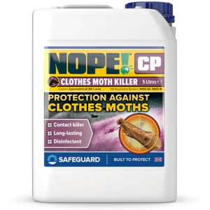 NOPE! (5L) NOPE CP Moth Killer Spray - Fast acting, Odourless, Long-lasting Moth Repe NOPE! (5L) NOPE CP Moth Killer Spray - Fast acting, Odourless, Long-lasting Moth Repe