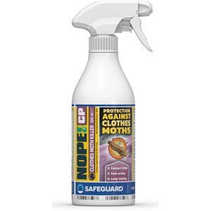 NOPE! (500ml) NOPE CP Moth Killer Spray - Fast acting, Odourless, Long-lasting Moth R NOPE! (500ml) NOPE CP Moth Killer Spray - Fast acting, Odourless, Long-lasting Moth R