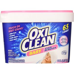 OxiClean Baby Stain Soaker - Oxygen-Based Stain Remover, 48 oz (3 lb), Dye-Free OxiClean Baby Stain Soaker - Oxygen-Based Stain Remover, 48 oz (3 lb), Dye-Free
