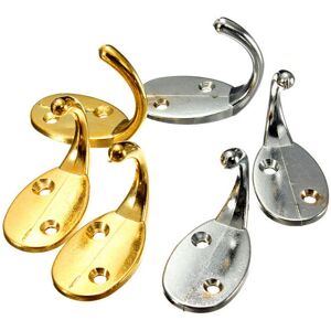 GreenZech (Silver) 3Pcs Hat Clothes Door Wall Bathroom Towel Single Hook Hanger GreenZech (Silver) 3Pcs Hat Clothes Door Wall Bathroom Towel Single Hook Hanger