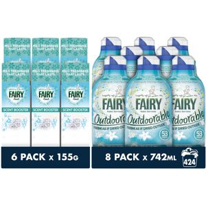 Fairy Non Bio Fabric Conditioner Value Pack, Fairy Outdoorable Fabric Conditione Fairy Non Bio Fabric Conditioner Value Pack, Fairy Outdoorable Fabric Conditione