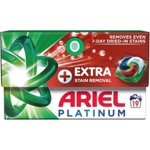 Ariel Platinum Pods with Extra Stain Removal - 19 Pods Ariel Platinum Pods with Extra Stain Removal - 19 Pods