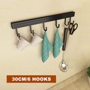 GreenZech (30cm) 6/8/10 Hooks Wall-mounted Construction Hook Aluminum Wall Mounted Rack Co GreenZech (30cm) 6/8/10 Hooks Wall-mounted Construction Hook Aluminum Wall Mounted Rack Co