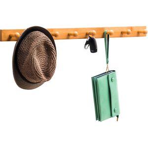 GreenZech (Natural, #5 Hooks) Coat Hanger Wall Mounted Rack Rail Hook Bamboo Wooden Shelf GreenZech (Natural, #5 Hooks) Coat Hanger Wall Mounted Rack Rail Hook Bamboo Wooden Shelf