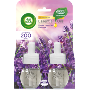 2 X Air Wick Electrical Plugin Oil Refills - Purple Lavender Meadow 2 X Air Wick Electrical Plugin Oil Refills - Purple Lavender Meadow
