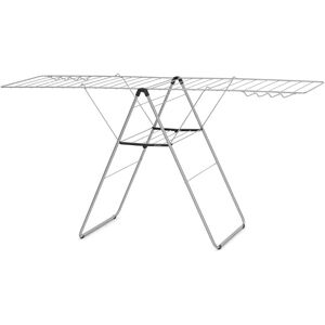 Brabantia HangOn Laundry Drying Rack (25m / Metallic Grey) Compact, Foldaway, Ad Brabantia HangOn Laundry Drying Rack (25m / Metallic Grey) Compact, Foldaway, Ad