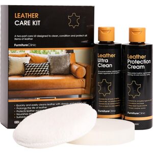 Furniture Clinic Leather Furniture Care Kit - Premium Cleaning Kit for Sofas & F Furniture Clinic Leather Furniture Care Kit - Premium Cleaning Kit for Sofas & F
