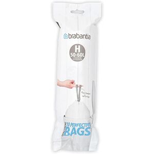 Brabantia PerfectFit Bin Liners, Size H, 50-60 L - 30 Bags Brabantia PerfectFit Bin Liners, Size H, 50-60 L - 30 Bags
