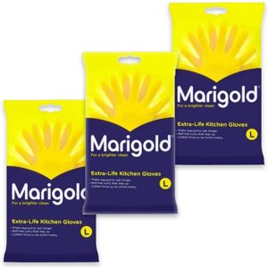 MARIGOLD Kitchen Gloves Large Pack of 3-10042883 MARIGOLD Kitchen Gloves Large Pack of 3-10042883