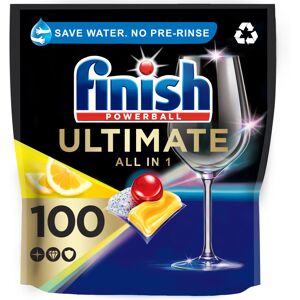 Finish Quantum Ultimate Dishwasher Tablets Lemon Scent 100's Finish Quantum Ultimate Dishwasher Tablets Lemon Scent 100's