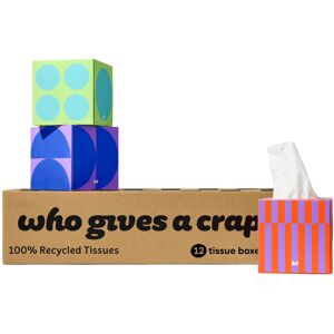 Who Gives A Crap Facial Tissues - Pack of 12 Forest Friendly Tissues, Ultra Soft Who Gives A Crap Facial Tissues - Pack of 12 Forest Friendly Tissues, Ultra Soft