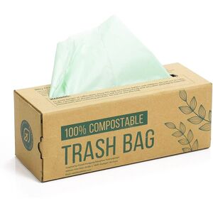 GREEN MAKER ENVIRONMENTAL PROTECTION 50 Bags Compost Bin Liners 30L Kitchen Waste Bags 100% Biodegradable Bags with E GREEN MAKER ENVIRONMENTAL PROTECTION 50 Bags Compost Bin Liners 30L Kitchen Waste Bags 100% Biodegradable Bags with E