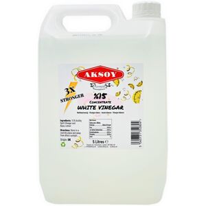 Aksoy Lemon White Vinegar 15% Concentrate 5LT 3X Stronger Than Regular White V Aksoy Lemon White Vinegar 15% Concentrate 5LT 3X Stronger Than Regular White V