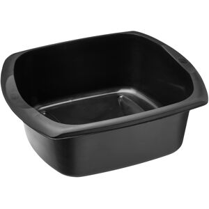 Addis Rectangular Washing Up Bowl, Soft Black, 9.5 Litre Addis Rectangular Washing Up Bowl, Soft Black, 9.5 Litre