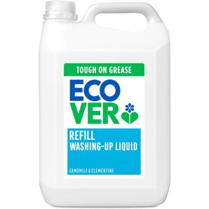 Ecover Washing Up Liquid Refill 5L - Camomile & Clementine Scent, Tough on Greas Ecover Washing Up Liquid Refill 5L - Camomile & Clementine Scent, Tough on Greas