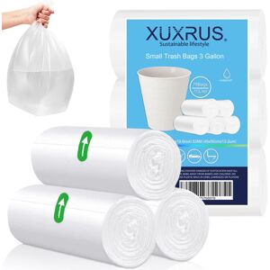 XUXRUS Pedal Bin Liners 10l Small Clear Plastic Bin Bags 78 Counts Strong Wasteb XUXRUS Pedal Bin Liners 10l Small Clear Plastic Bin Bags 78 Counts Strong Wasteb