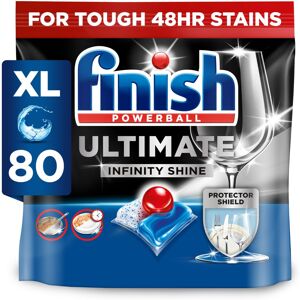 Finish Ultimate Infinity Shine Dishwasher Tablets Bulk Scent: Fresh Size: 80 Finish Ultimate Infinity Shine Dishwasher Tablets Bulk Scent: Fresh Size: 80