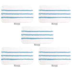 Jojomino Pack of 5 Washable Microfiber Replacement Mop Pads for Steam Mops; Reusable over Jojomino Pack of 5 Washable Microfiber Replacement Mop Pads for Steam Mops; Reusable over