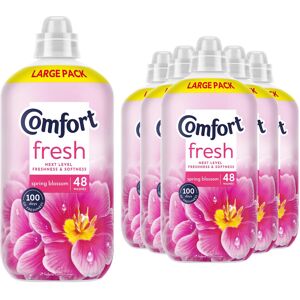 Comfort Fresh Spring Blossom Fabric Conditioner 48 Washes 1.44L, 6 Pk Comfort Fresh Spring Blossom Fabric Conditioner 48 Washes 1.44L, 6 Pk