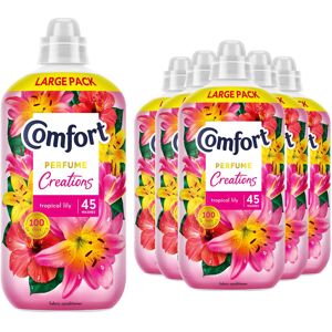 Comfort Fabric Conditioner Tropical Lily, 45W 1.35L, 6 Pack Comfort Fabric Conditioner Tropical Lily, 45W 1.35L, 6 Pack