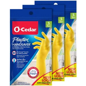 Playtex HandSaver Reuseable Rubber Cleaning Gloves (X-Large 3 Pairs) Everyday Playtex HandSaver Reuseable Rubber Cleaning Gloves (X-Large 3 Pairs) Everyday